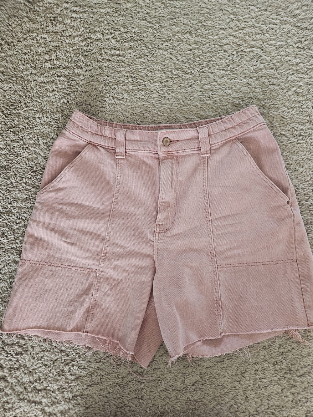 Dickies Women's Pink Cargo Shorts